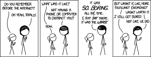 "before the internet" by xkcd